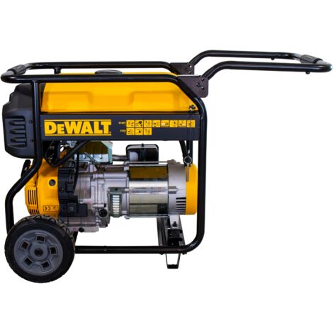 Dewalt – Groupe électrogène essence 6500 W monophasé – Moteur 4 temps 420 cm³ – Protection manque d'huile – Fonctionnement silencieux 90 dB(A) - DXGNP65E