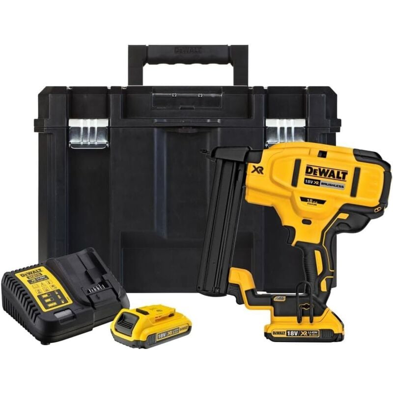 Image of DCN681D2 Akku Nagler Tacker 18 Gauge Schmalkrone Heftmaschine 18V 2Ah Li-ion (bürstenlos) - Dewalt