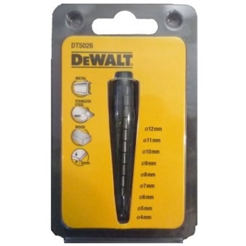 Fraise étagée impact 6 18 mm DEWALT DT5027 QZ
