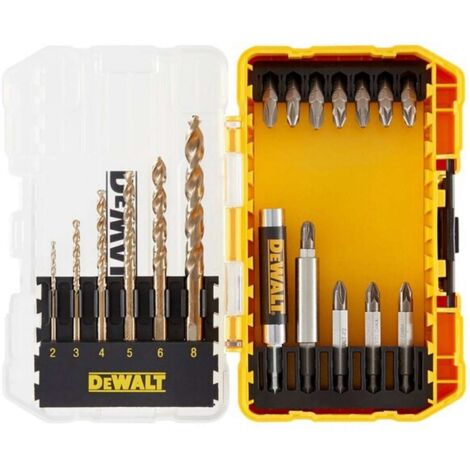 DeWalt Jeu de forets à métaux Toughcase HSS-G 19 pcs. -DT70711-QZ