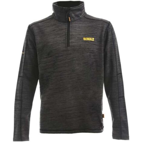 DeWALT - Jonesborough Original Quarter Reißverschluss Herren-Sweatshirt, Größe XL, dunkelgrau 48935/XL