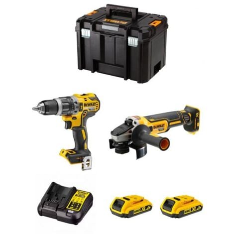 Dewalt kit dwk208 (dcd796 + dcg405 + 2 x 2,0 ah +.. 8435587916734