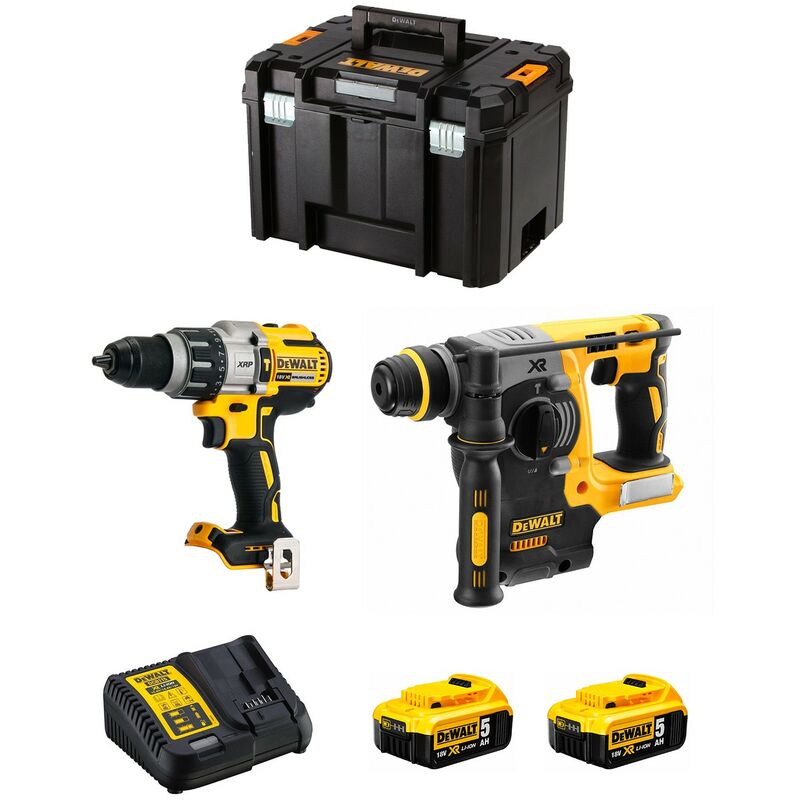 

Kit DWK223 (DCD996 + DCH273 + 2 x 5,0 Ah + DCB115 + TSTAK VI) - Dewalt