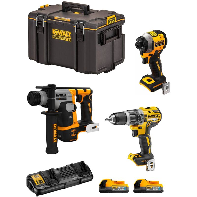 Kit DWK303PS (DCH172 DCF850 DCD796 2 x 1,7 Ah DCB132 DS400) - Dewalt
