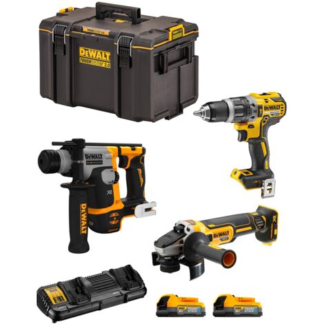 Dewalt  kit dwk305ps (dch172 + dcd796 + dcg405 + 2 x 1,7 ah + dcb132 + ds400) 8435587925811