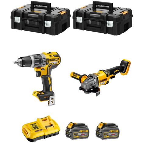 DeWALT Kit FVK256T2-QW 54V/18V (DCD796 + DCG414 + 2 x 6,0 Ah + DCB118 + 2 x TSTAK II)