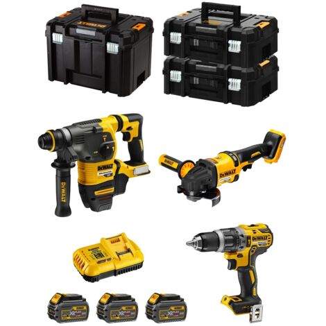 DeWALT Kit FVK381T3-QW 54V/18V (DCH333 + DCD796 + DCG418 + 3 x 6,0 Ah + DCB118 + 2 x TSTAK II + TSTAK VI)