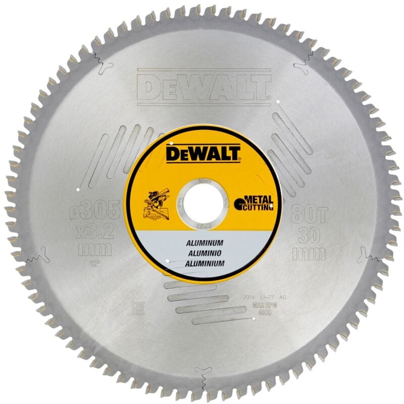 Image of Kreissägeblatt stationär 305/30 mm 80TFZ - Dewalt