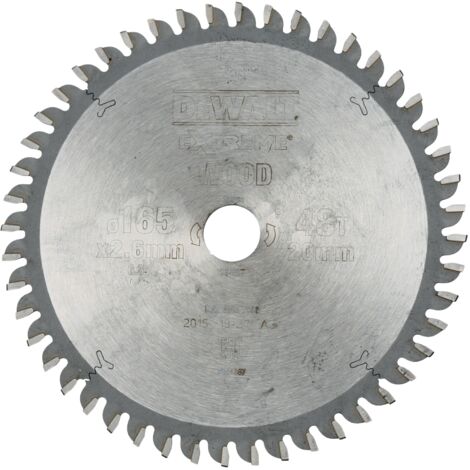 DeWALT - Lama circolare per legno 165x20 mm, 48 denti DT4087