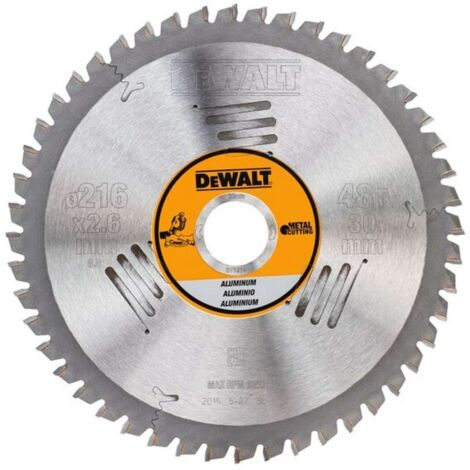 DeWALT - Lama da sega per metallo 216x30 mm, 48 denti DT1914