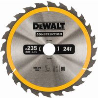 DEWALT LAME DE SCIE CIRCULAIRE 235/30 MM 40 WZ, 1 PIÈCE, DT1955 DE QZ