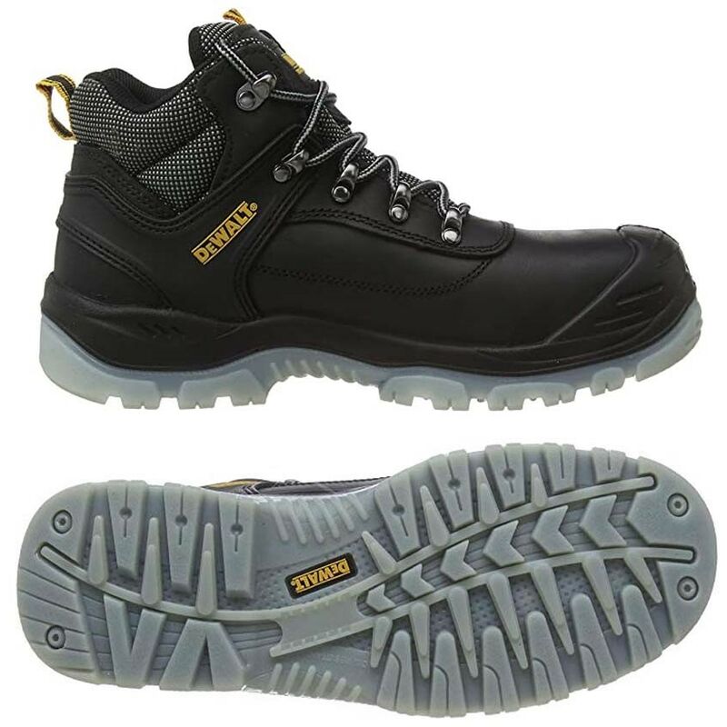 Laser Black Safety Boots Work Boots 200J Steel Toecap SP1 sra uk Size 10 - Dewalt