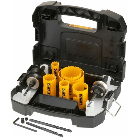 DeWALT Lochsägen-Set Bi-Metall Extreme, Universal-Set im Transportkoffer 10-tlg.