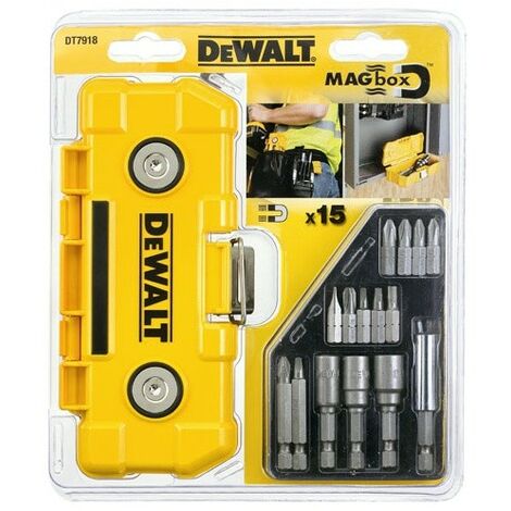DEWALT Magbox Schrauberbits - 15-teilig - DT7918