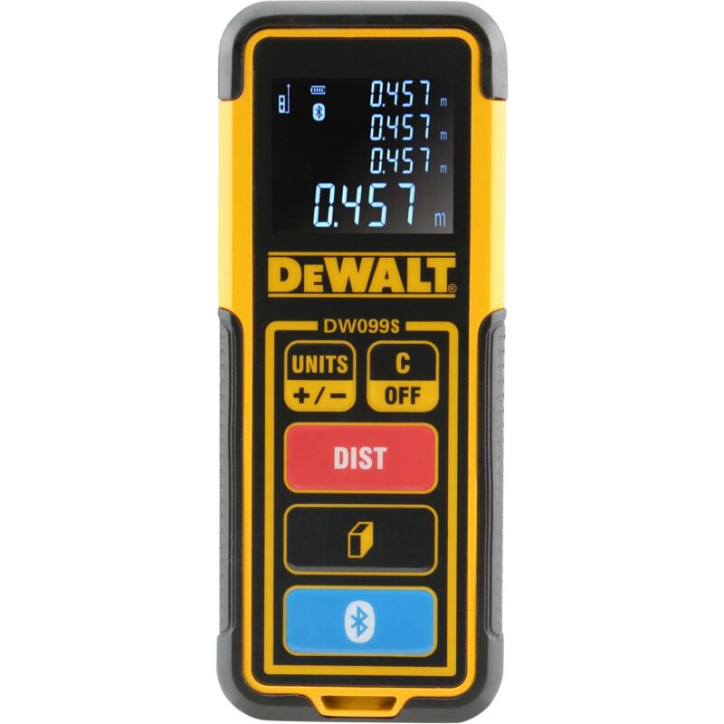 Accessoires - Télémètre laser, portée de 30 m, Bluetooth DW099S - Dewalt
