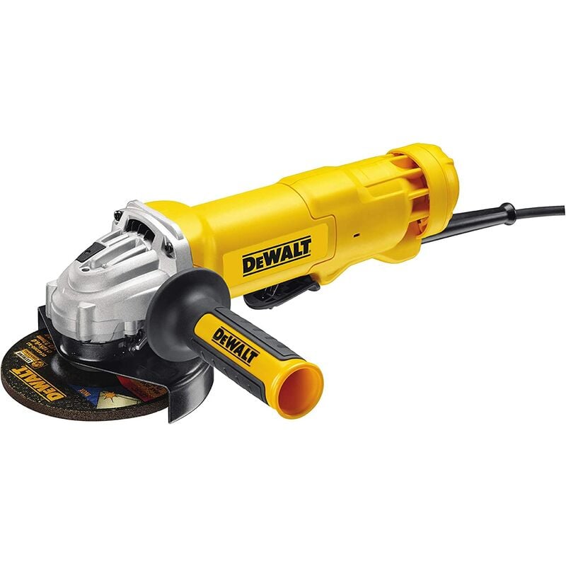 DEWALT - Meuleuse compacte 125 mm avec interrupteur à palette - 1400 watts - DWE4233-QS