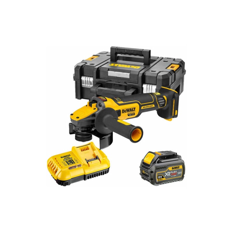 DCG409T1 Meuleuse xr 18V Li-Ion 6Ah,chargeur en coffret tstak - Dewalt
