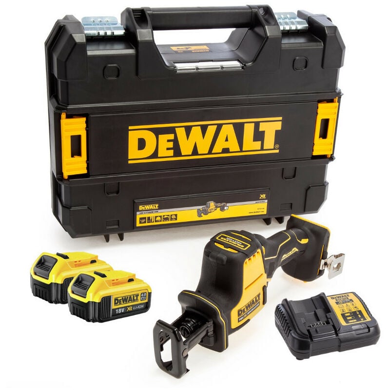 Scie Sabre compacte 18V xr (2x4,0 Ah) en tstak Dewalt DCS369M2