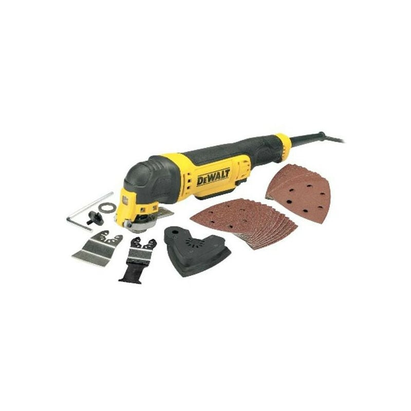 DeWalt - Découpeur Ponceur Multifonction 300W + Accessoires - DWE315