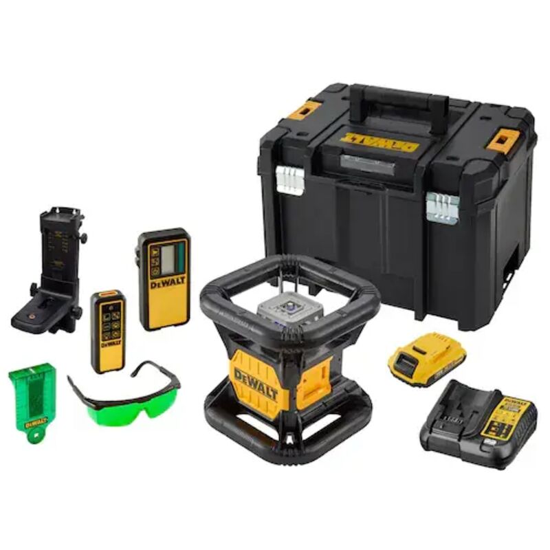 Dewalt - vollautomatischer Rotationslaser 18V DCE079D1G-QW im Set in t-stak Box
