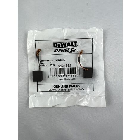 DeWalt original Kohlebürsten N421362, DWE4202, DWE4203, DWE4204, DWE4205, DWE42.