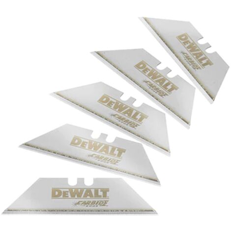 DEWALT OSTRZA TRAP.  5szt. CARBIDE