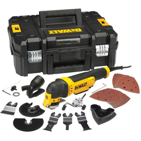 DeWalt DWE315KT Outil multi-fonctions avec set d'accessoires 37 pièces dans TSTAK - 300W
