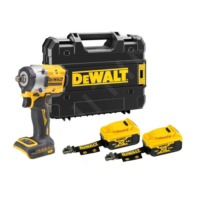Dewalt - Outillage - Clé à chocs aku 18V, 2x batterie 5,0 Ah lanyard ready, sans chargeur DCF921P2LRT-XJ