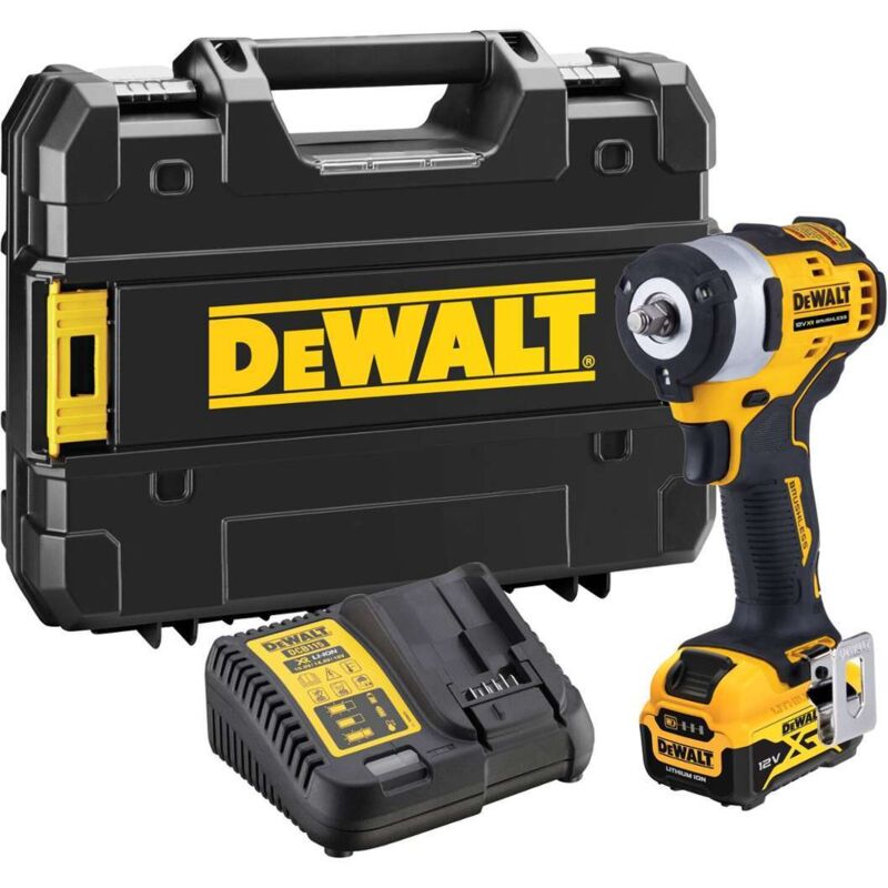 Dewalt Outillage Clé à chocs sans fil 12V 1 batteries 5.0 Ah xr chargeur DCF903P1