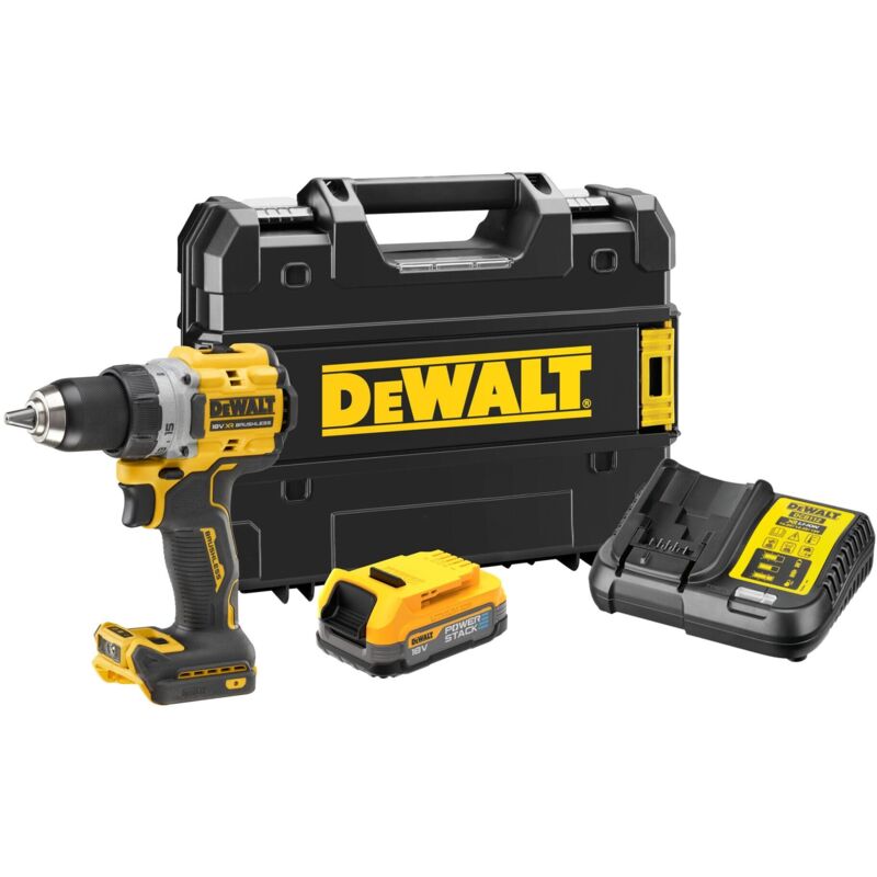 Perceuse-Visseuse Dewalt DCD800E1T-QW – 18 V, 90 Nm, Coffret TSTAK - vue 2