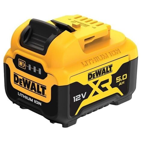 Dewalt – Pack de 2 outils électroportatifs 12V – Perceuse DCG801 + marteau DCH072 – 2 batteries 5.0Ah – Coffret de transport inclus