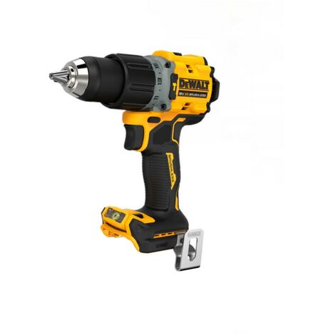 Dewalt – Perceuse à percussion 18V DCD805N – Moteur Brushless 90Nm – 2 vitesses – Mandrin auto-serrant – Pour béton et acier