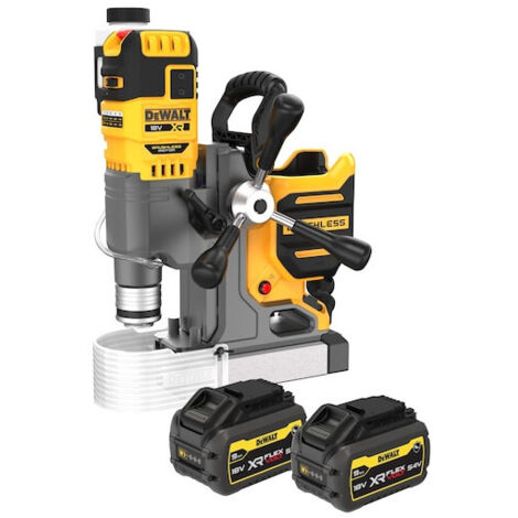 Dewalt – Perceuse magnétique 18V avec 2 batteries 9.0Ah – Moteur Brushless – Système E-Clutch pour sécurité – DCD1623X2GQW