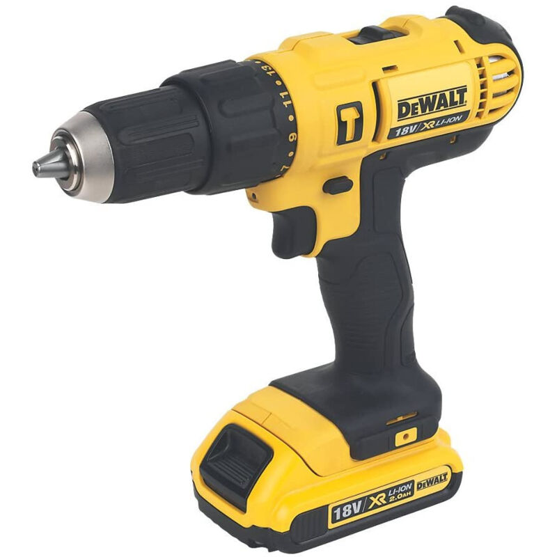 Perceuse à percussion sans fil DEWALT DCD776D2 QW Batterie 2 Ah Bois 18 V - vue 2