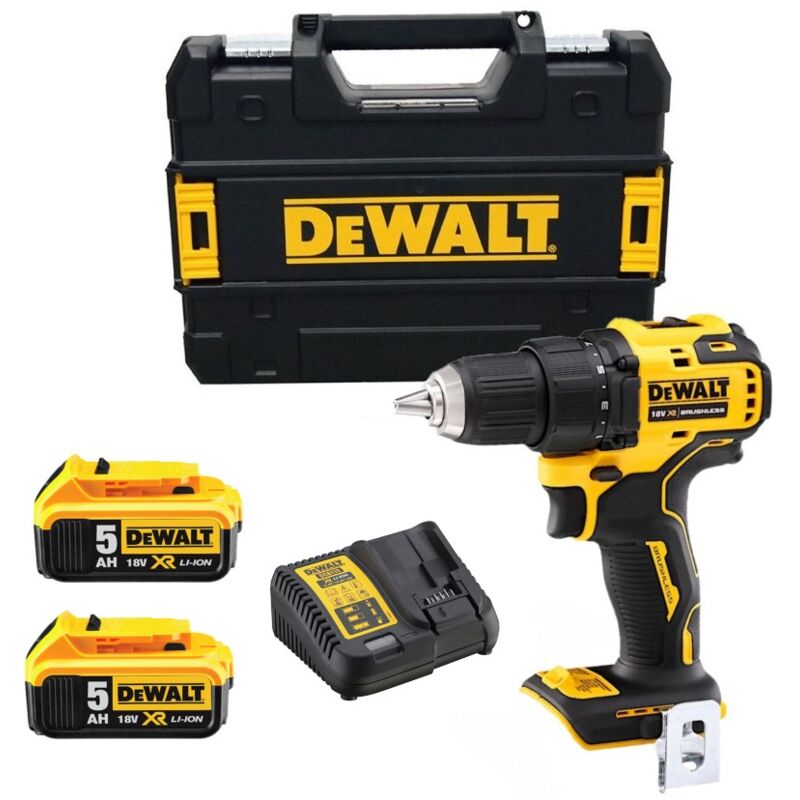Dewalt - DCD708P2T-QW Perceuse visseuse sans fil Brushless xr 65Nm 18V - 2x5.0Ah Batteries + Chargeur en Tstak