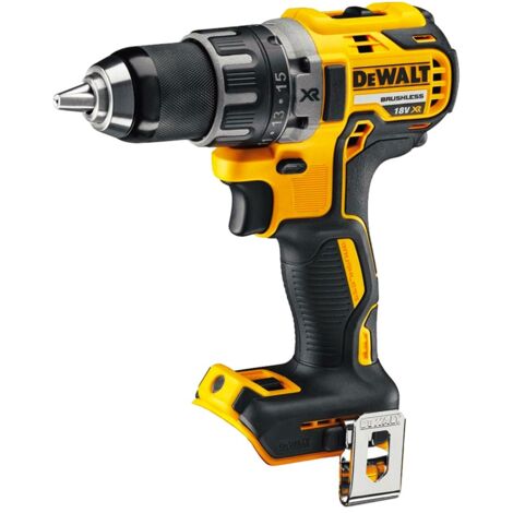 Dewalt – Perceuse visseuse 18V Brushless – Moteur sans charbon – Couple 70Nm – 2 vitesses – Mandrin 13mm tout métal – Pour bois dur et béton armé