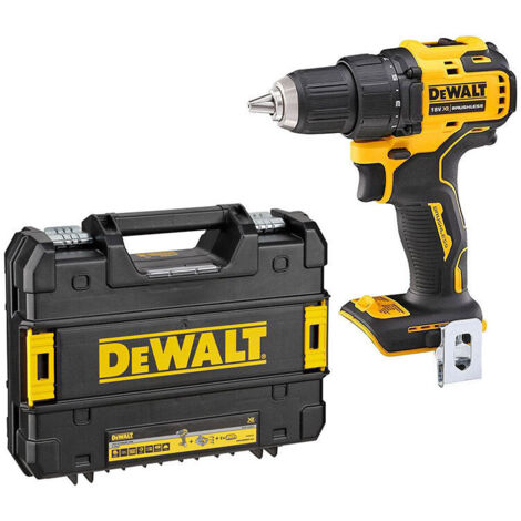 Dewalt – Perceuse-visseuse 18V DCD708NTXJ – Moteur Brushless compact – Couple 65Nm pour perçage bois et métal – Coffret T-STAK inclus