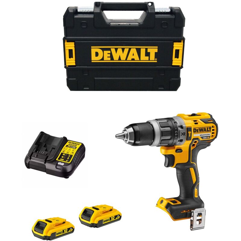Perceuse-Visseuse À Percussion DeWalt DCD796D2-QW – 18V, 2 Vitesses, 2 Batteries - vue 3