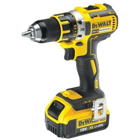 Dewalt – Perceuse-visseuse sans fil 18V avec 2 batteries 4Ah – Moteur Brushless pour espaces confinés – Couple 60Nm – DCD790M2