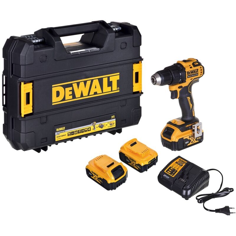 Dewalt - tournevis 18V DCD708P2T 65Nm 3x5.0Ah tstak