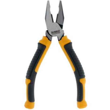 Dewalt Pinze combinate da 160 mm, dotate di manici Comfort-Grip™ di due zone, sagomati per un'ammortizzazione ottimale e controllo.