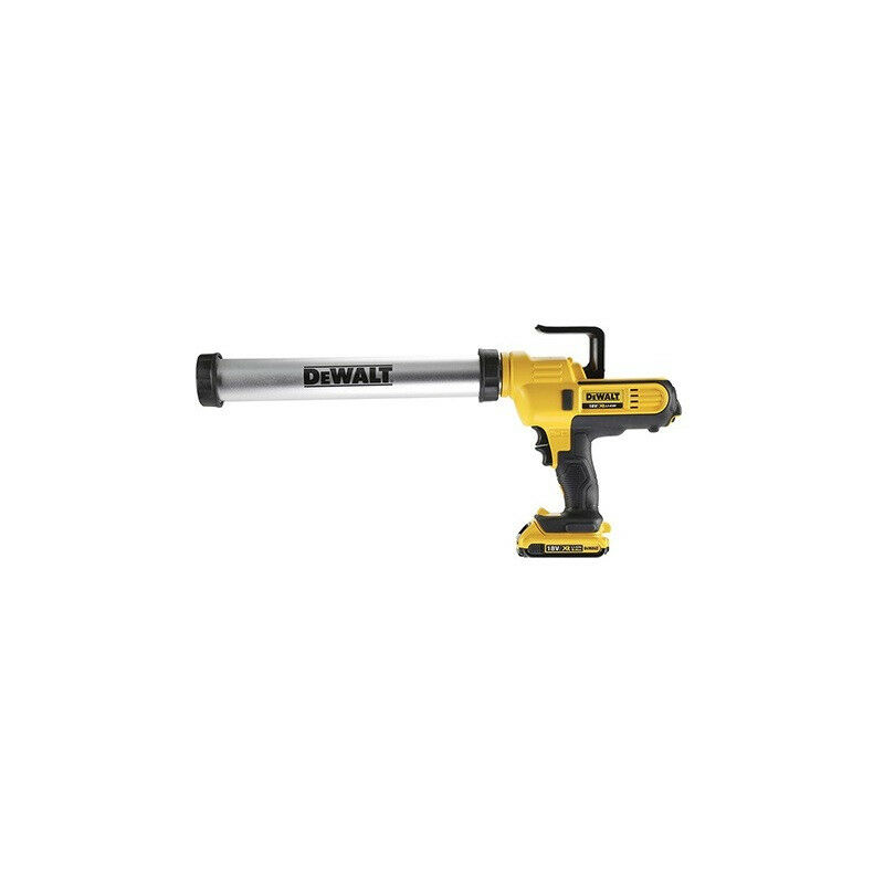 

DeWalt - Pistola de masilla de Li-Ion XR 18V 2Ah - cartucho de 310ml y bolsa de 600ml - DCE580D1