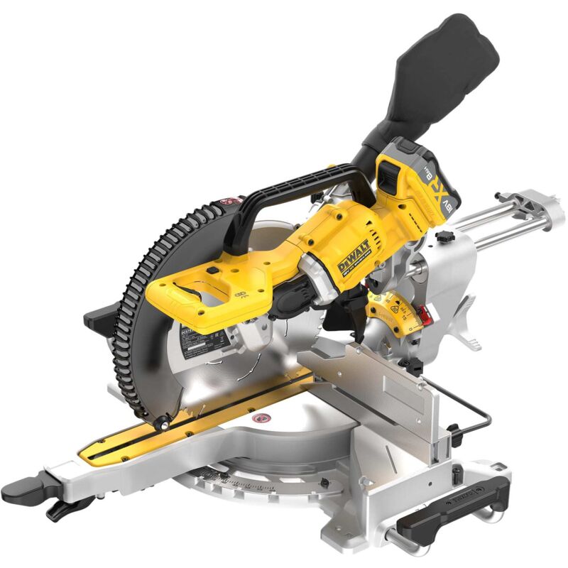 DEWALT Power Tools DCS782XW2 XR Mitre Saw 305mm 18V 2 x 8.0Ah Li-ion