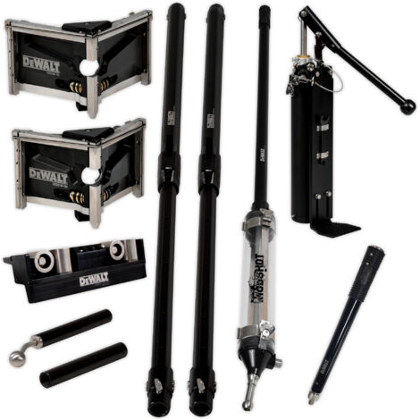 DEWALT PRO Corner Finishing Set Pumpe MudShot Eckenfertiger Trockenbauwand 2-603
