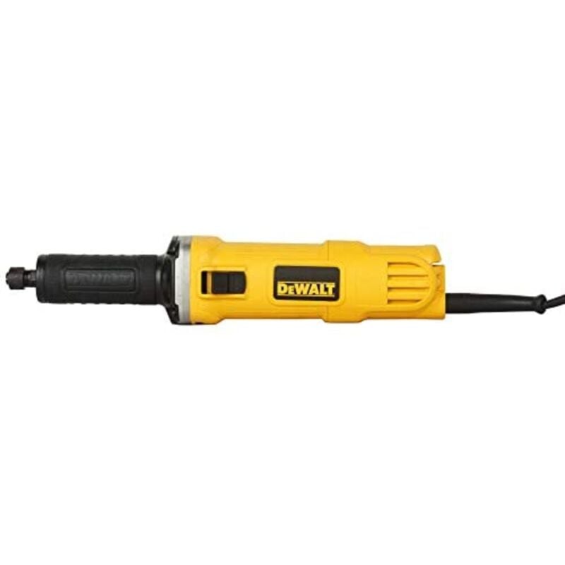 Dewalt - qs DWE4884 - Rectificadora de Interiores Cuerpo Estrecho 450W 27.000 rpm Portafresas 6mm, 450 w, 230 v, Negro, Plata y Amarillo