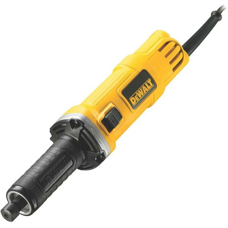 Qs DWE4884 - Rectificadora de Interiores Cuerpo Estrecho 450W 27.000 rpm Portafresas 6mm, 450 w, 230 v, Negro, Plata y Amarillo - Dewalt