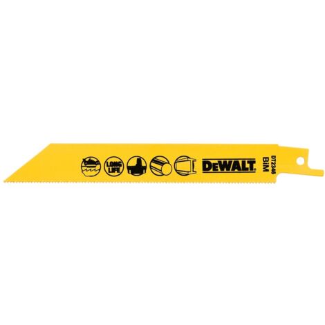 DeWalt Säbelsägeblatt BIM Metall 152 mm, 5 Stk.