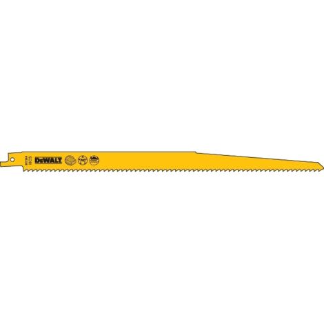 DeWalt Säbelsägeblatt HCS Holz 305 mm, 5 Stk.