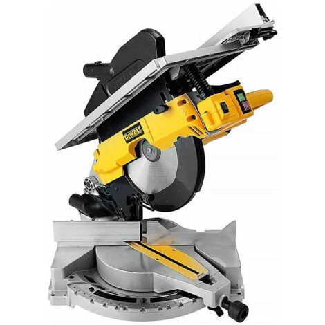 Dewalt – Scie à onglets radiale 1600W – Diamètre de lame 305mm – Vitesse 3300 tr/min – Inclinaison 0 à 48° – Système XPS pour coupe précise - D27113-QS