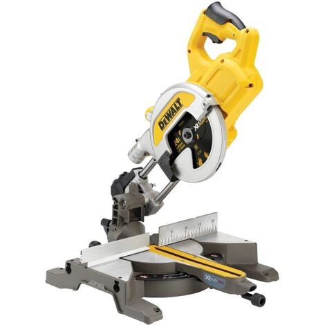 Dewalt – Scie à onglets sans fil 54V 216 mm – Moteur Brushless – Vitesse 6300 tr/min – Inclinaison 48° – Coupe précise pour bois dur - DCS777N